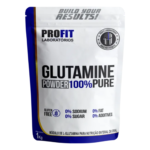 Glutamina Powder 100% Pura Refil 1kg Profit Sabor Sem sabor
