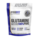 Profit Glutamina Powder 100% Pure 300g Refil - Sem sabor