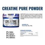Creatina Pure 100% Pura Profit 150g Monohidratada Importada - Ganho de Força e Massa - Imagem 2