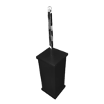 Escopino Escova Sanitária em Acrílico Decor sem Strass Preto - Imagem 3