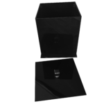 Lixeira em Acrílico Decor SEM Strass Preta - Imagem 2