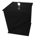 Lixeira em Acrílico Decor SEM Strass Preta