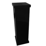 Porta Escovas em Acrílico Decor SEM Strass Preta - Imagem 4