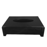 Porta Lenço em Acrílico Decor SEM Strass Preto - Imagem 3