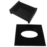 Porta Lenço em Acrílico Decor SEM Strass Preto - Imagem 2