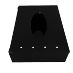 Porta Lenço Acrílico Lavabo Bancada Preto Com Strass Cristal - Imagem 2