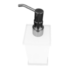 Saboneteira Líquida Acrílico Sem Strass Branca - Imagem 3