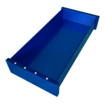 Bandeja Retangular Em Acrílico Com Strass Azul Decor Acrílicos - Imagem 3