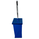 Escopino Escova Sanitária em Acrílico C/Strass Azul Decor Acrílicos