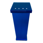 Porta Escova e Pasta De Dentes em Acrílico com Strass Azul Decor Acrílicos - Imagem 3