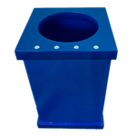 Pote Vazado em Acrílico Com Strass Azul Decor Acrílicos - Imagem 2