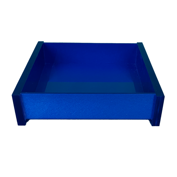 Bandeja Quadrada Em Acrílico Sem Strass Azul Decor Acrílicos