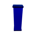 Porta Escova e Pasta De Dentes em Acrílico Sem Strass Azul Decor Acrílicos