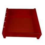 Bandeja Quadrada Em Acrílico Com Strass Cereja Decor Acrílicos