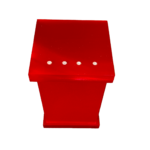 Porta Algodão e Cotonete em Acrílico Strass Cereja Decor Acrílicos - Imagem 3