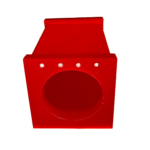 Pote Vazado em Acrílico Com Strass Cereja Decor Acrílicos - Imagem 2