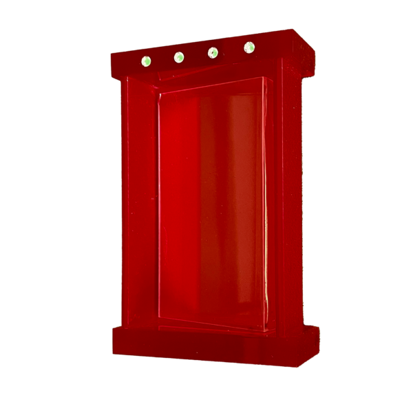 Saboneteira de Mesa Pia Bancada em Acrílico Com Strass Cereja Decor Acrílicos