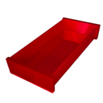 Bandeja Retangular Em Acrílico Sem Strass Cereja Decor Acrílicos - Imagem 3