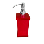 Saboneteira Líquida Acrílico Sem Strass Cereja Decor Acrílicos