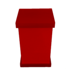 Porta Algodão e Cotonete em Acrílico Sem Strass Cereja Decor Acrílicos - Imagem 3