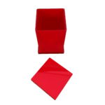 Porta Algodão e Cotonete em Acrílico Sem Strass Cereja Decor Acrílicos - Imagem 2