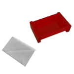 Saboneteira de Mesa Pia Bancada em Acrílico Sem Strass Cereja Decor Acrílicos - Imagem 2