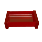 Saboneteira de Mesa Pia Bancada em Acrílico Sem Strass Cereja Decor Acrílicos
