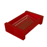 Saboneteira de Mesa Pia Bancada em Acrílico Sem Strass Cereja Decor Acrílicos - Imagem 3