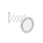 spelho de Parede Pantográfico LED 5x Flex Lux Crysbell Bivolt Cromado - Imagem 4