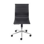 Cadeira Office 3301 Baixa Sem Braço Preto - Imagem 2
