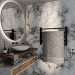 Toalheiro Termico Casuli Circolare Uno Preto | 110V ou 220V | Casuli - Imagem 4