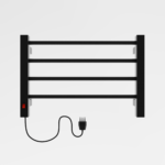 Toalheiro Termico Casuli Circolare Uno Preto | 110V ou 220V | Casuli