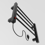 Toalheiro Termico Casuli Circolare Uno Preto | 110V ou 220V | Casuli - Imagem 3