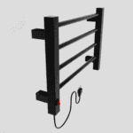 Toalheiro Termico Casuli Circolare Uno Preto | 110V ou 220V | Casuli - Imagem 2