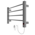 Toalheiro Termico Casuli Circolare Uno Cinza | 110V ou 220V | Casuli - Imagem 2