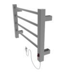 Toalheiro Termico Casuli Circolare Uno Cinza | 110V ou 220V | Casuli - Imagem 3