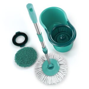 Mop Giratório 3 em 1 com Refil e Balde Centrífuga 12 Litros MOP8258 Flash Limp