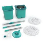 Mop Giratório Pro Balde Inox com 2 Refil 7824 Flash Limp - Imagem 3