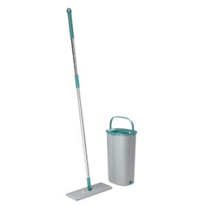 Mop Lava e Seca com Balde 5,5 Litros 7740 Flash Limp - Sistema Completo de Limpeza
