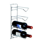 Adega Aramada De Parede Para 4 Garrafas Cromada Duler 83110 - Imagem 2