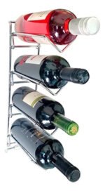 Adega Aramada De Parede Para 4 Garrafas Cromada Duler 83110 - Imagem 4