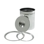 Lixeira de Embutir em Inox Polido 6 Litros - Imagem 4