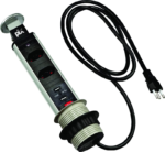 Torre de Tomada Embutir Multiplug 2 Tomadas + 2 USB Renna Bivolt Furo 60m