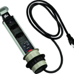 Torre de Tomada Embutir Multiplug 2 Tomadas + 2 USB Renna Bivolt Furo 60m