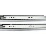 Corrediça Telescópica 35cm Slow Motion Amortecedor 45kg Renna - 1 Par