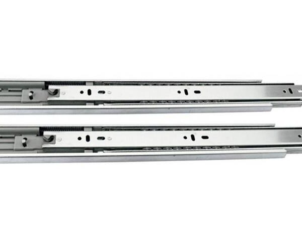 Corrediça Telescópica 35cm Slow Motion Amortecedor 45kg Renna - 1 Par