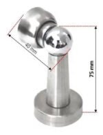 Prendedor Trava De Porta Magnético Ímã Inox Fortezza Fpp2 - Imagem 6