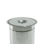 Lixeira de Embutir Pia Cozinha Aço Inox 20 Litros - Imagem 2