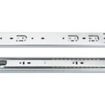 Corrediça Telescópica 50cm Trilho Gaveta 45kg Renna - 1 Par Abertura Total