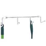 Suporte Organizador Porta Vassouras Com 4 Ganchos Duler 232 - Imagem 2